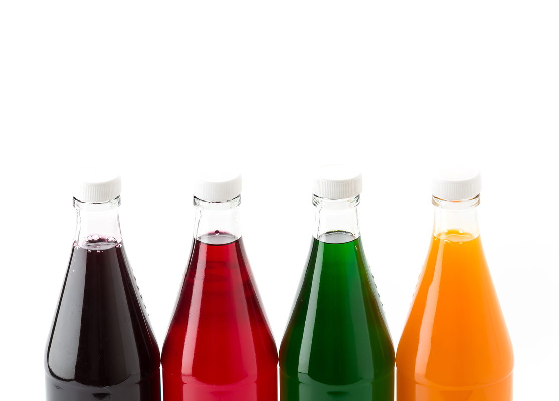 Row of Soda Bottle Drinks